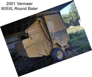 2001 Vermeer 605XL Round Baler