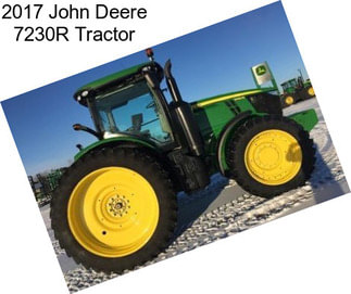 2017 John Deere 7230R Tractor