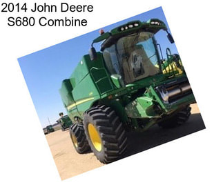 2014 John Deere S680 Combine