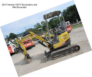 2014 Yanmar VIO17 Excavators and Mini Excavator