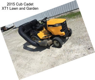 2015 Cub Cadet XT1 Lawn and Garden