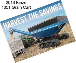 2018 Kinze 1051 Grain Cart