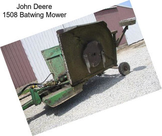 John Deere 1508 Batwing Mower