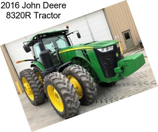 2016 John Deere 8320R Tractor