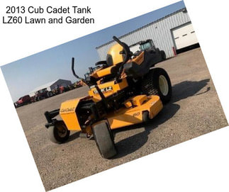 2013 Cub Cadet Tank LZ60 Lawn and Garden