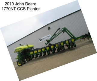 2010 John Deere 1770NT CCS Planter