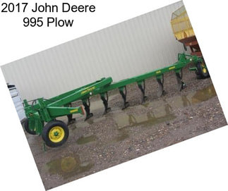 2017 John Deere 995 Plow