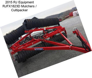 2015 RJ Equipment RJFX1823D Mulchers / Cultipacker