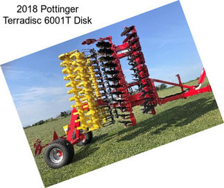 2018 Pottinger Terradisc 6001T Disk