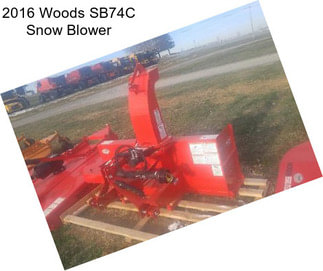 2016 Woods SB74C Snow Blower