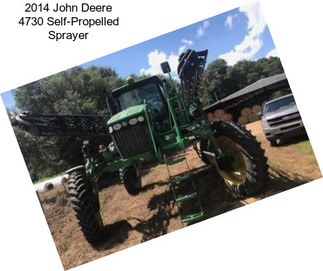 2014 John Deere 4730 Self-Propelled Sprayer