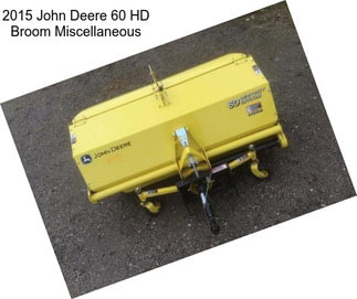 2015 John Deere 60 HD Broom Miscellaneous