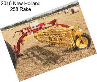 2016 New Holland 258 Rake