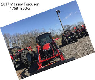 2017 Massey Ferguson 1758 Tractor