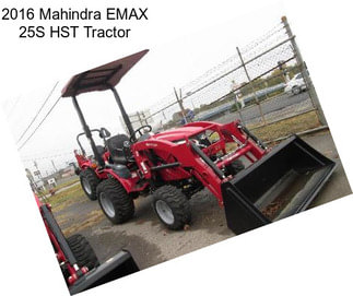 2016 Mahindra EMAX 25S HST Tractor