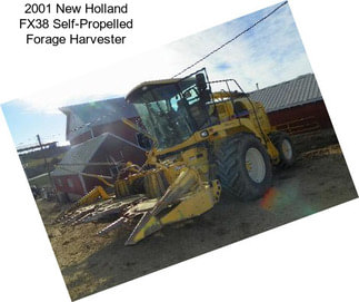 2001 New Holland FX38 Self-Propelled Forage Harvester