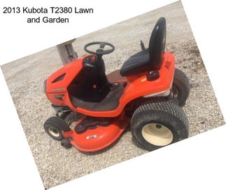 2013 Kubota T2380 Lawn and Garden