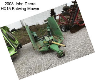 2008 John Deere HX15 Batwing Mower