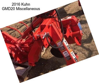 2016 Kuhn GMD20 Miscellaneous