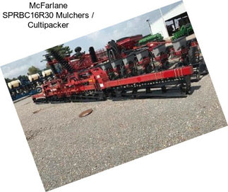 McFarlane SPRBC16R30 Mulchers / Cultipacker