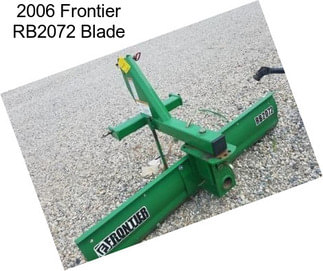 2006 Frontier RB2072 Blade