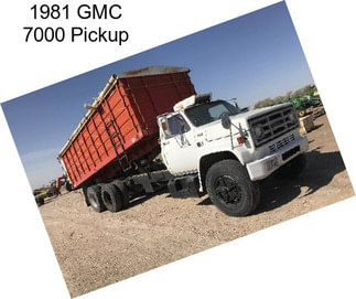 1981 GMC 7000 Pickup