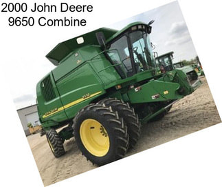 2000 John Deere 9650 Combine