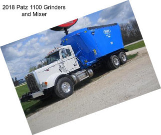 2018 Patz 1100 Grinders and Mixer