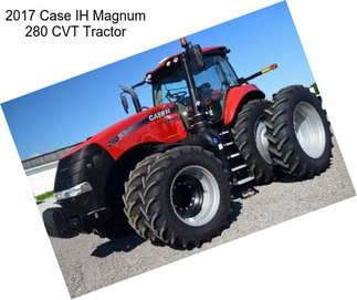 2017 Case IH Magnum 280 CVT Tractor