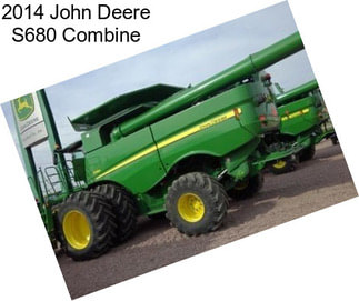 2014 John Deere S680 Combine