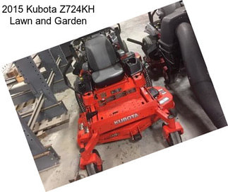 2015 Kubota Z724KH Lawn and Garden