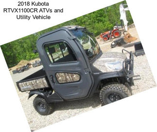 2018 Kubota RTVX1100CR ATVs and Utility Vehicle