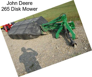 John Deere 265 Disk Mower