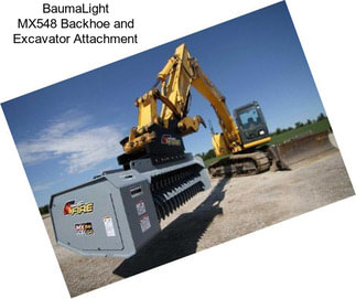 BaumaLight MX548 Backhoe and Excavator Attachment