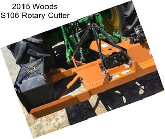 2015 Woods S106 Rotary Cutter