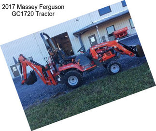 2017 Massey Ferguson GC1720 Tractor