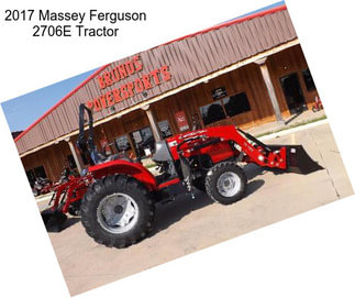 2017 Massey Ferguson 2706E Tractor