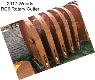 2017 Woods RC6 Rotary Cutter