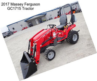 2017 Massey Ferguson GC1715 Tractor