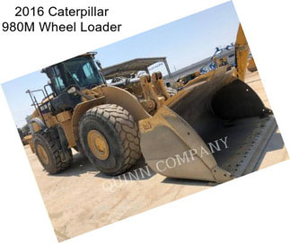 2016 Caterpillar 980M Wheel Loader