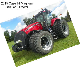 2015 Case IH Magnum 380 CVT Tractor