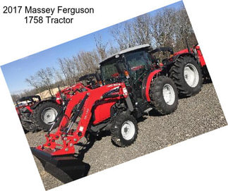 2017 Massey Ferguson 1758 Tractor