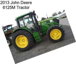 2013 John Deere 6125M Tractor