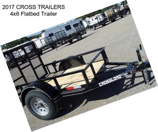 2017 CROSS TRAILERS 4x6 Flatbed Trailer