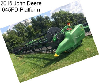 2016 John Deere 645FD Platform