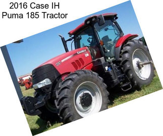 2016 Case IH Puma 185 Tractor