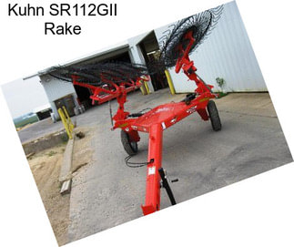 Kuhn SR112GII Rake