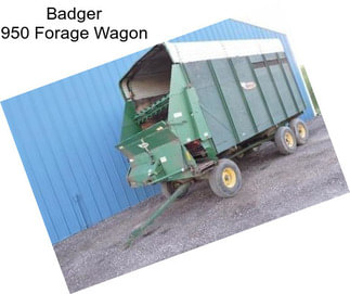 Badger 950 Forage Wagon