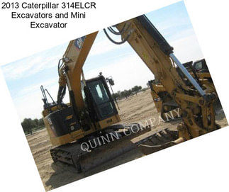 2013 Caterpillar 314ELCR Excavators and Mini Excavator
