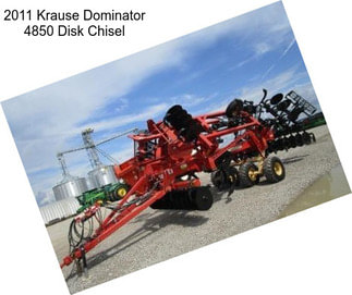 2011 Krause Dominator 4850 Disk Chisel